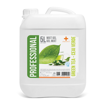 Omnia 2pack - Směs Gel Zelený čaj + Vitamin E, 5l kanystr - PROFESSIONAL