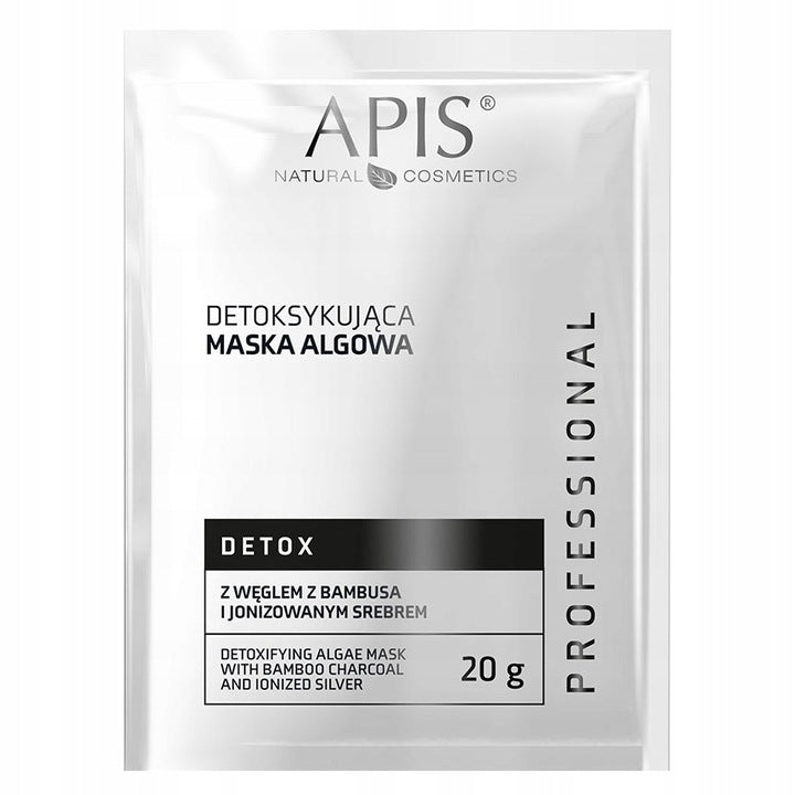 Apis detoxikační maska ​​na řasy s bambusovým uhlím a ionizovaným stříbrem 20 g