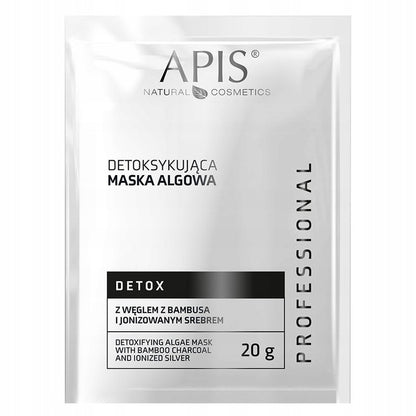 Apis detoxikační maska ​​na řasy s bambusovým uhlím a ionizovaným stříbrem 20 g