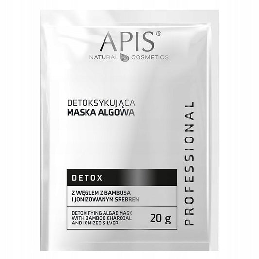 Apis detoxikační maska ​​na řasy s bambusovým uhlím a ionizovaným stříbrem 20 g