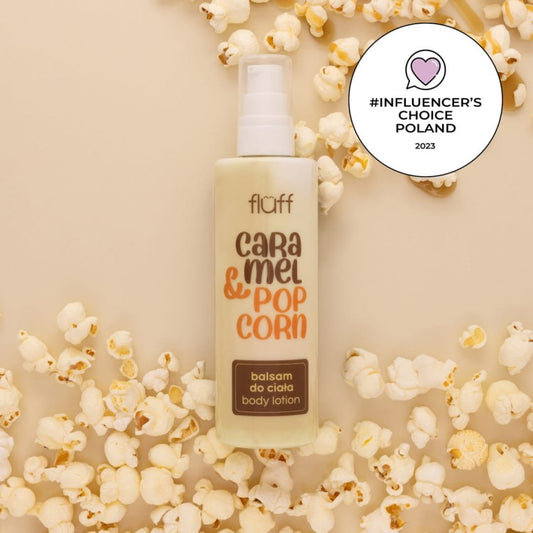 Tělové mléko Fluff s vůní karamelu a popcornu