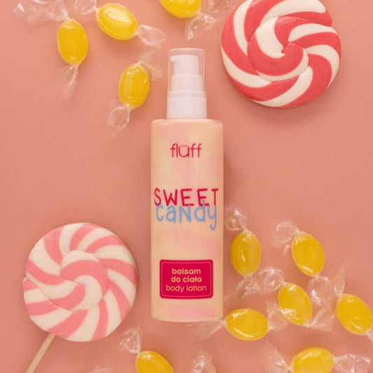 Fluff Tělové mléko se sladkou vůní bonbónů