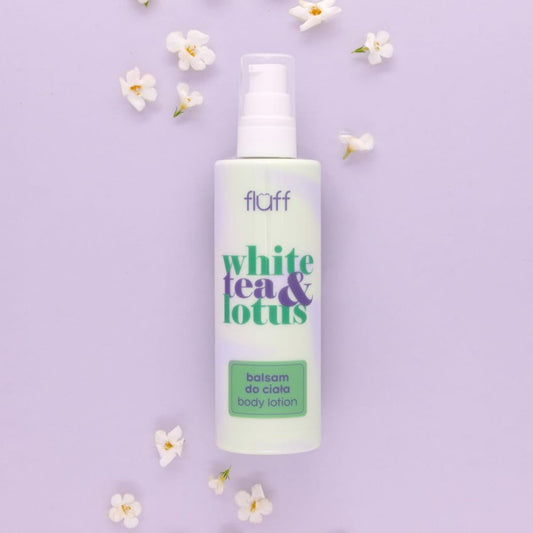 Fluff Tělové mléko s vůní bílého čaje a lotosu