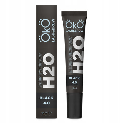 Eyebrow and eyelash tint H20 Liquid Hybrid Tint Black 4.0, OkO 15 ml