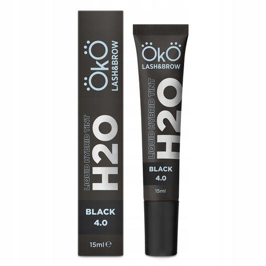 Augenbrauen- und Wimpernfarbe H20 Liquid Hybrid Tint Schwarz 4.0, OkO 15 ml
