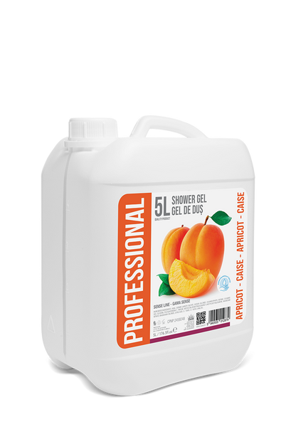 Professional Shower gel Apricot, 5L Canister - PROFESSIONAL