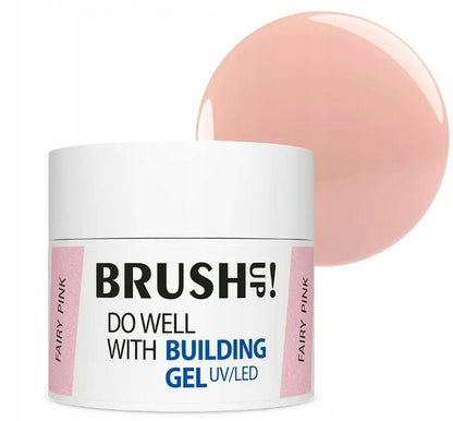 Stavební gel BrushUp! Building Gel Fairy Pink 12 g