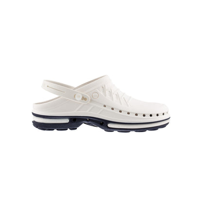 CLOG Arztclogs weiß und marineblau