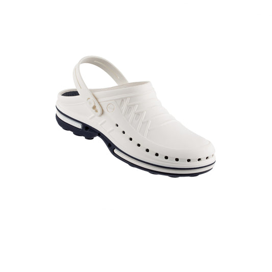 CLOG Arztclogs weiß und marineblau