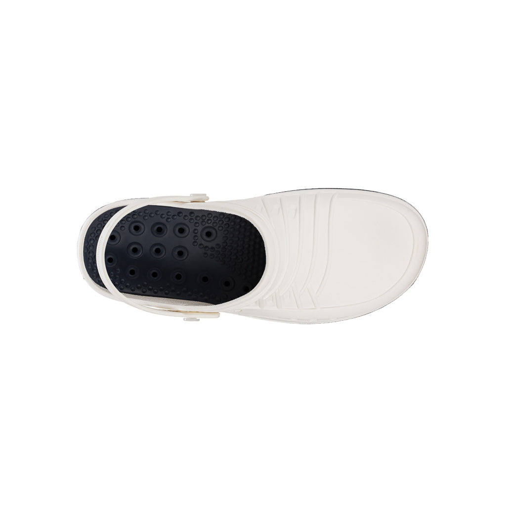 CLOG Arztclogs weiß und marineblau