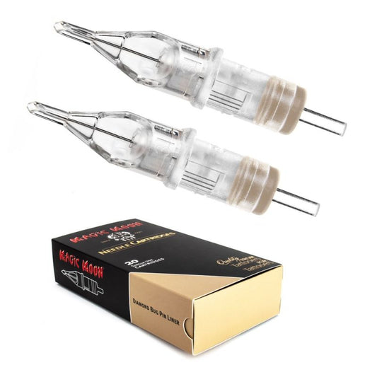 Needle Cartridges 2507 Diamond BugPin Liner - 20 ea