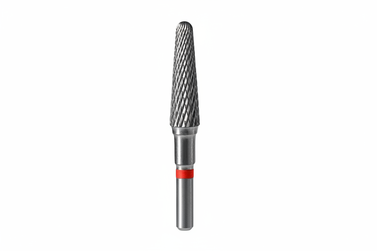 Tvrdokovový vrták na hřebíky frustum červený EXPERT průměr hlavy 4 mm / pracovní část 13 mm - STALEKS