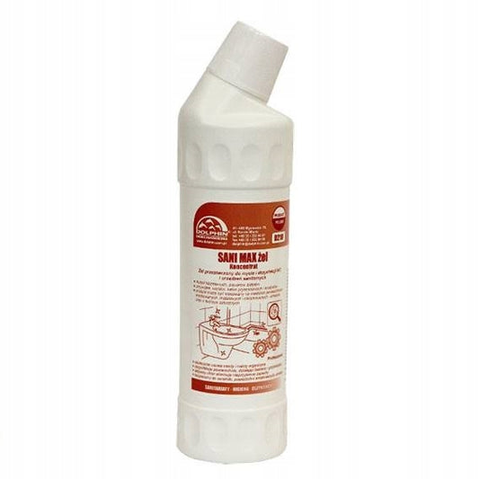 Dolphin Sani Max Gel 1L WC-Reiniger und Desinfektionsmittel