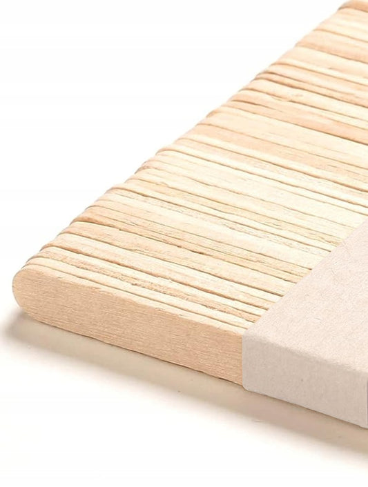 HOLZSPATEL FÜR WACHS UND MASKEN SCHMAL 114 x 10 mm 100 St.