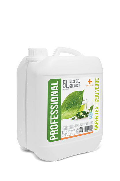 Professional  Mixt Gel Green tea + Vitamin E 5L Canister - PROFESSIONAL