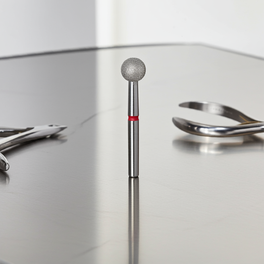 Diamantový vrták na hřebíky kuličkový červený EXPERT průměr hlavy 5 mm - STALEKS