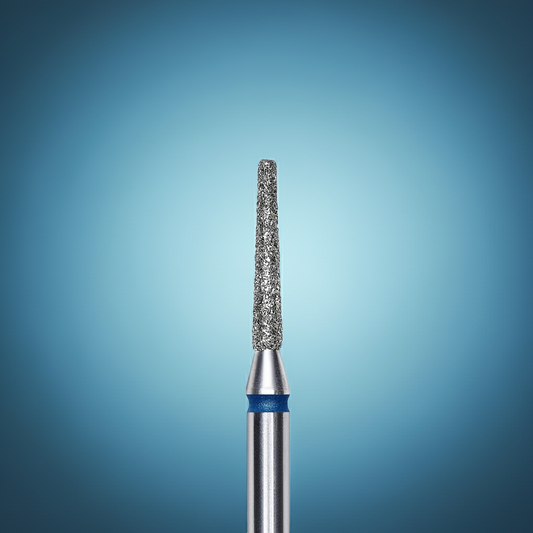 Diamantový vrták na nehty frustum blue EXPERT průměr hlavy 1,6 mm / pracovní část 10 mm - STALEKS