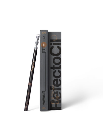 Voděodolná tužka na obočí R'Cil Full Brow Liner 02, středně hnědá