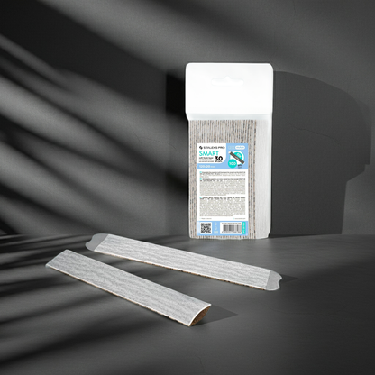Disposable files papmAm on a soft foam layer SMART 20 100 grit (30 pcs) - STALEKS