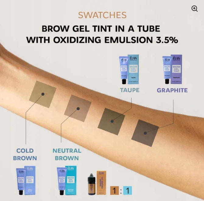 ÉLAN Brow Gel Tint eyebrow gel color tube 20 ml