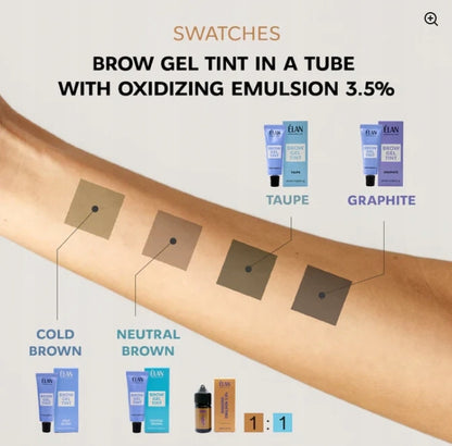 ÉLAN Brow Gel Tint eyebrow gel color tube 20 ml
