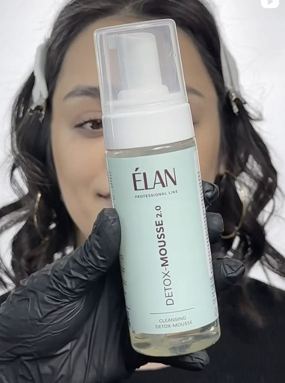ÉLAN Detox-Mousse 2.0 Reinigungsschaum für Wimpern und Augenbrauen 150 ml