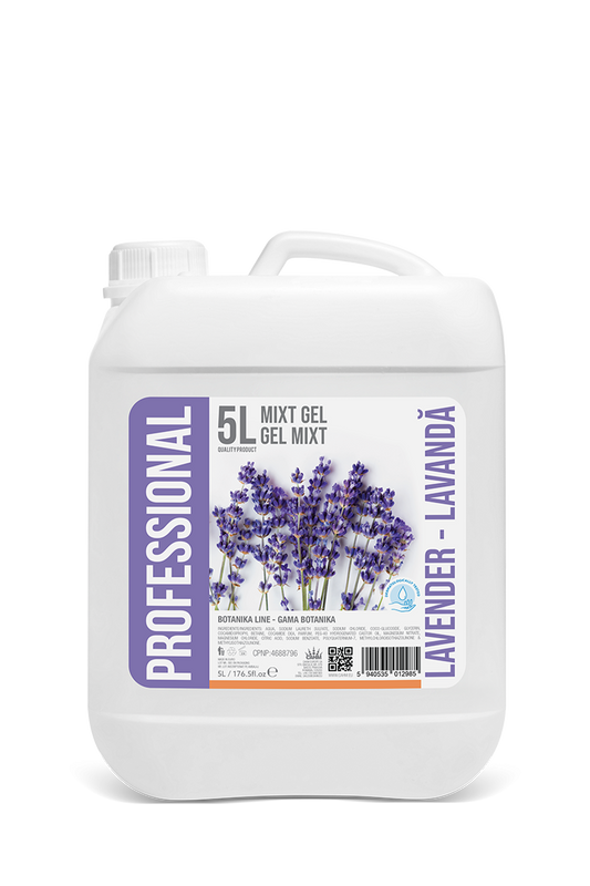 Profesionální kanystr Mixt Gel, levandule, 5L - PROFESSIONAL BOTANIKA LEVANDULE