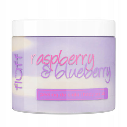 Fluff - Body Scrub with Raspberry and Blueberry Scent 160 Ml