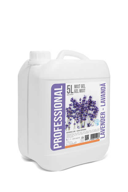Professional Canister Mixt Gel, Lavender, 5L - PROFESSIONAL BOTANIKA LAVENDER