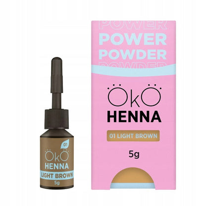 Augenbrauen Henna ОКО Power Powder Nr. 01 5 g, Hellbraun