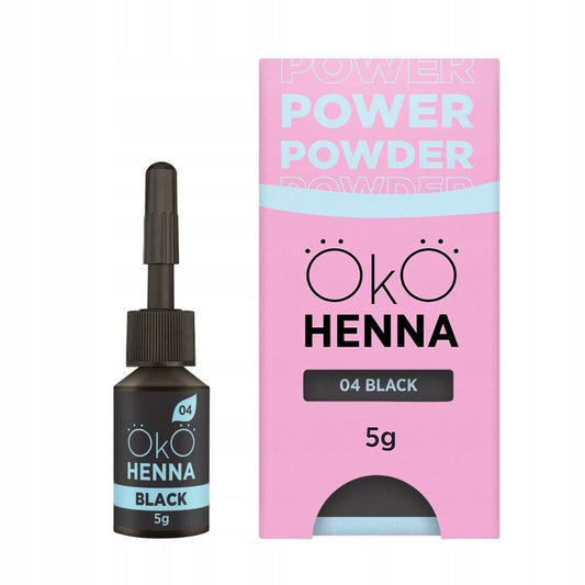 Henna Puder für Augenbrauen OkO Power Powder Black 5 g