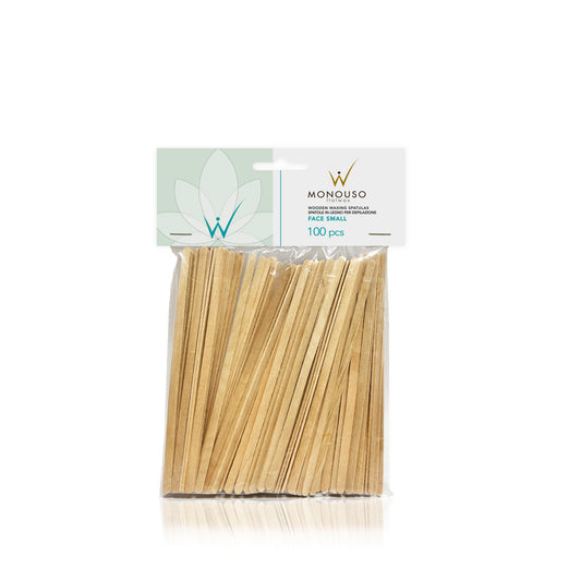 ItalWax Wooden Spatulas for Face Small (100 pcs.)