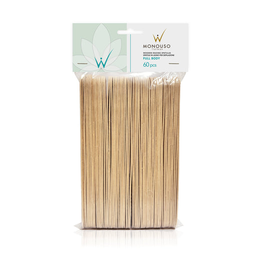 ItalWax Wooden Spatulas for the Whole Body (60 pcs.)