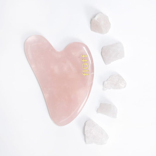 Gua Sha board rose quartz