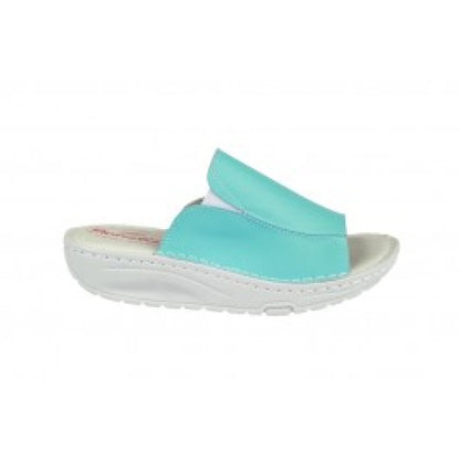 Medizinische Schuhe Damen-Flip-Flops PIUMETTA türkis