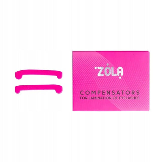 Zola adaptéry pro prodlužování a lifting řas, 1 pár, růžové
