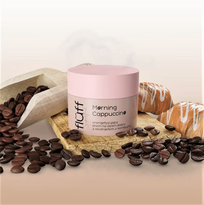Fluff Morning Cappuccino Day Face Cream with Vanilla and Caramel