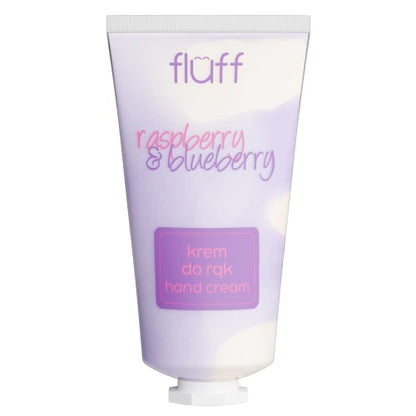 Fluff Hand cream with raspberry and blueberry scent
