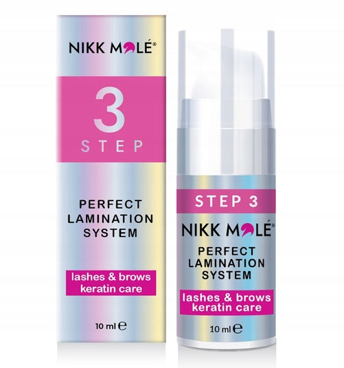 Schritt 3 für die Augenbrauen- und Wimpernlaminierung Nikk Mole, 10 ml