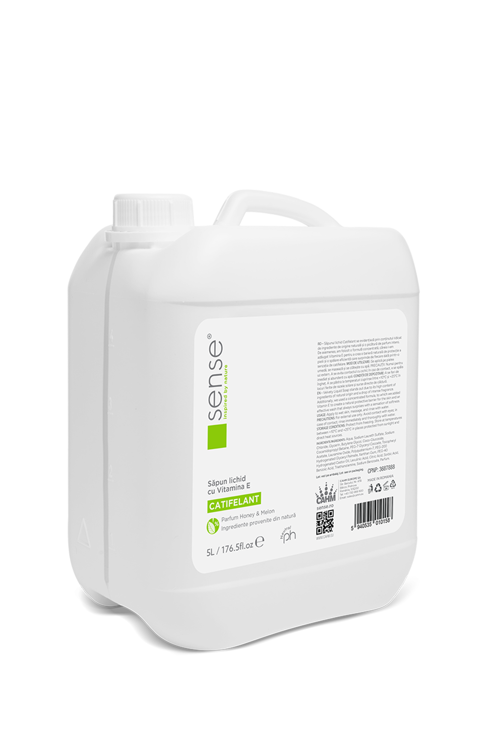 Sense®  Liquid Soap Honey and Melon, 5L Canister - SENSE