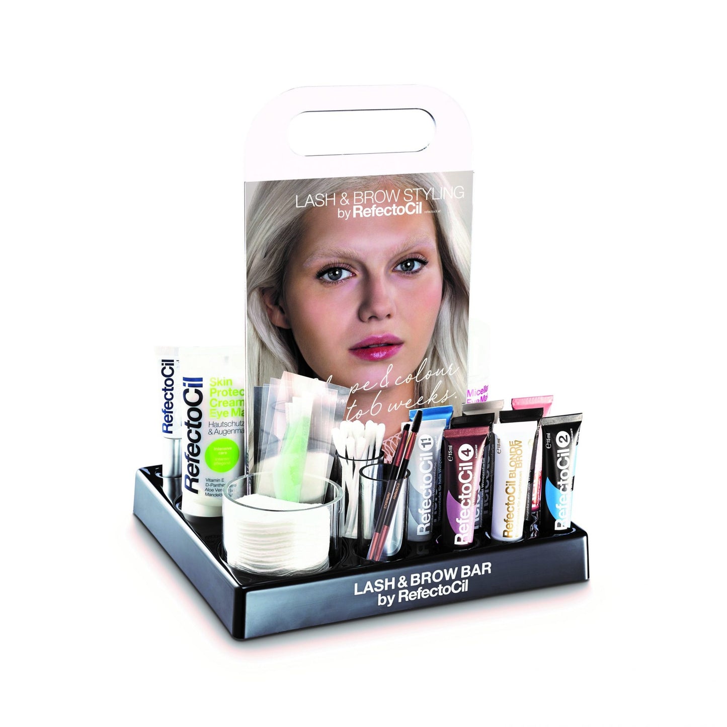 R´Cil Lash & Brow Bar work stand for professionals