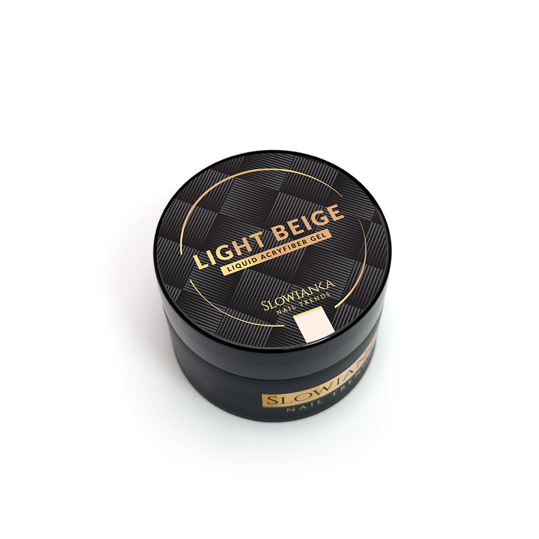 SLOWIANKA Liquid AcryFiber Gel Light Beige 50g