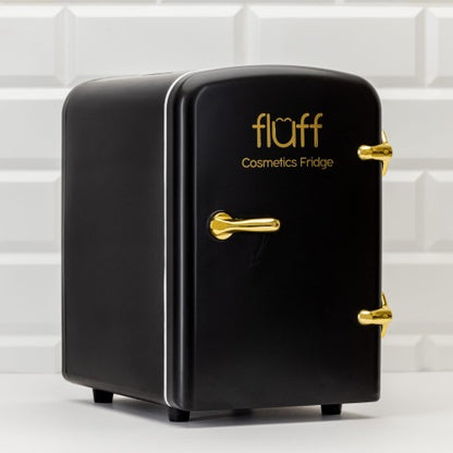 Black Cosmetics Refrigerator - Gold Logo (Matte Surface)