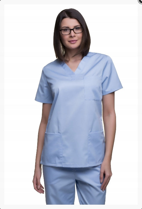 Sweatshirt with medical apron