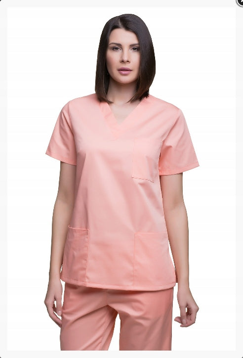 Sweatshirt with medical apron