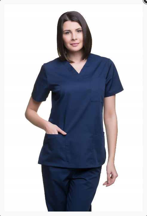 Sweatshirt with medical apron