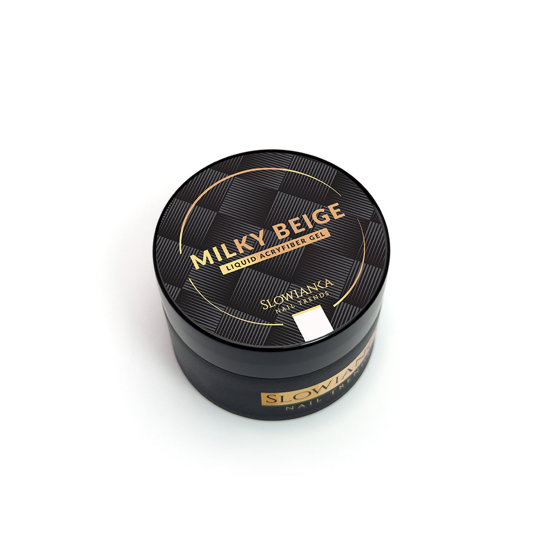 SLOWIANKA Liquid AcryFiber Gel Milky Beige 50g