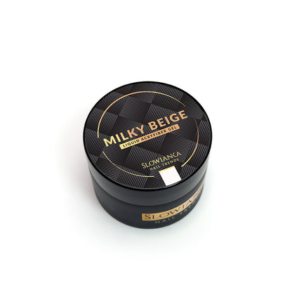 SLOWIANKA Liquid AcryFiber Gel Milky Beige 50g