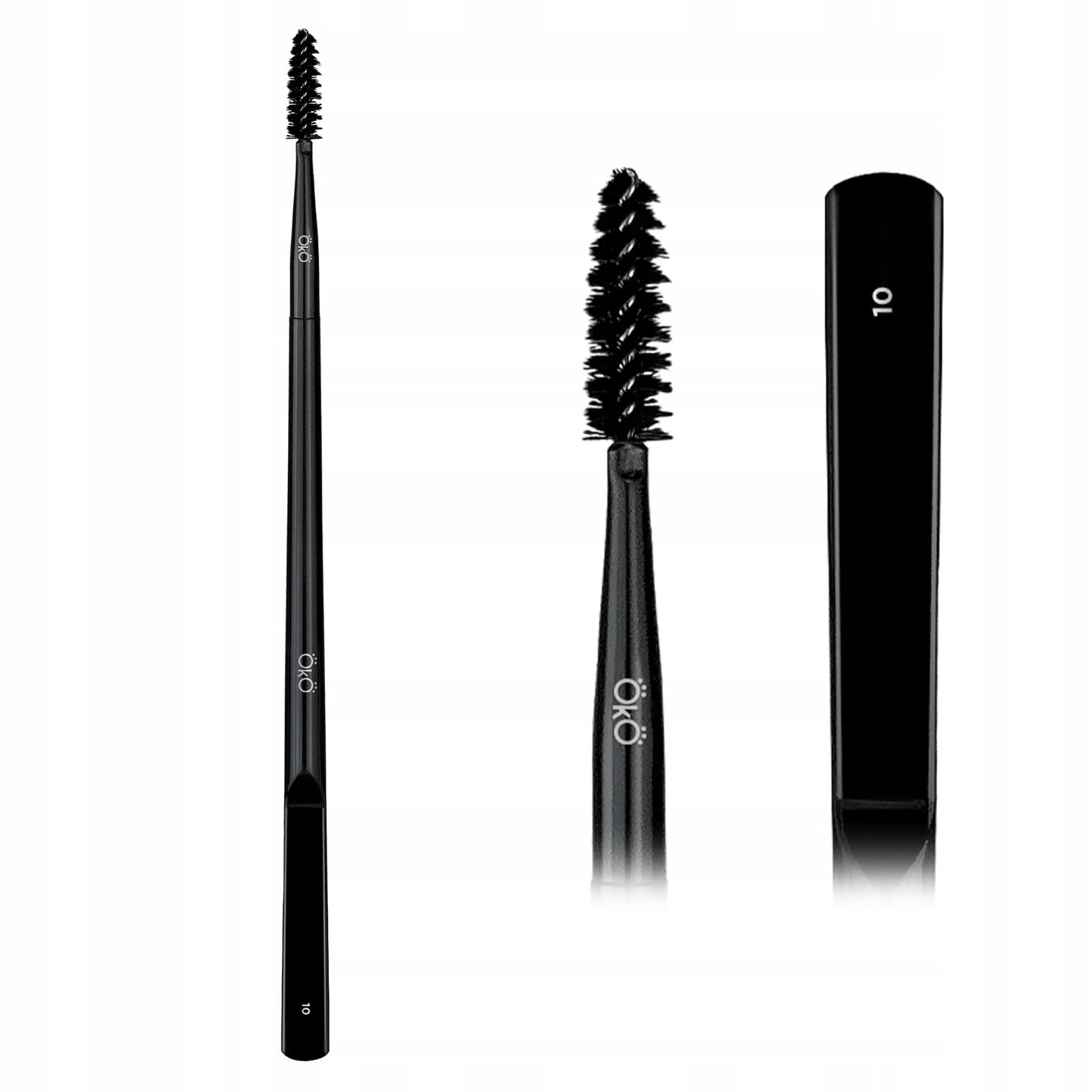 Doppelendiger Augenbrauenpinsel OkO #10 Black Edition