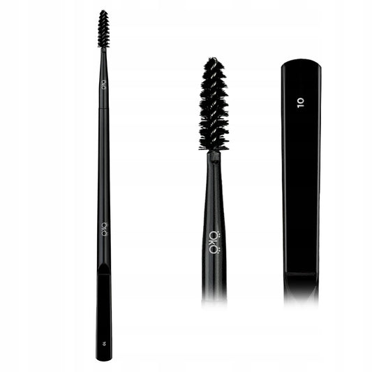 Doppelendiger Augenbrauenpinsel OkO #10 Black Edition